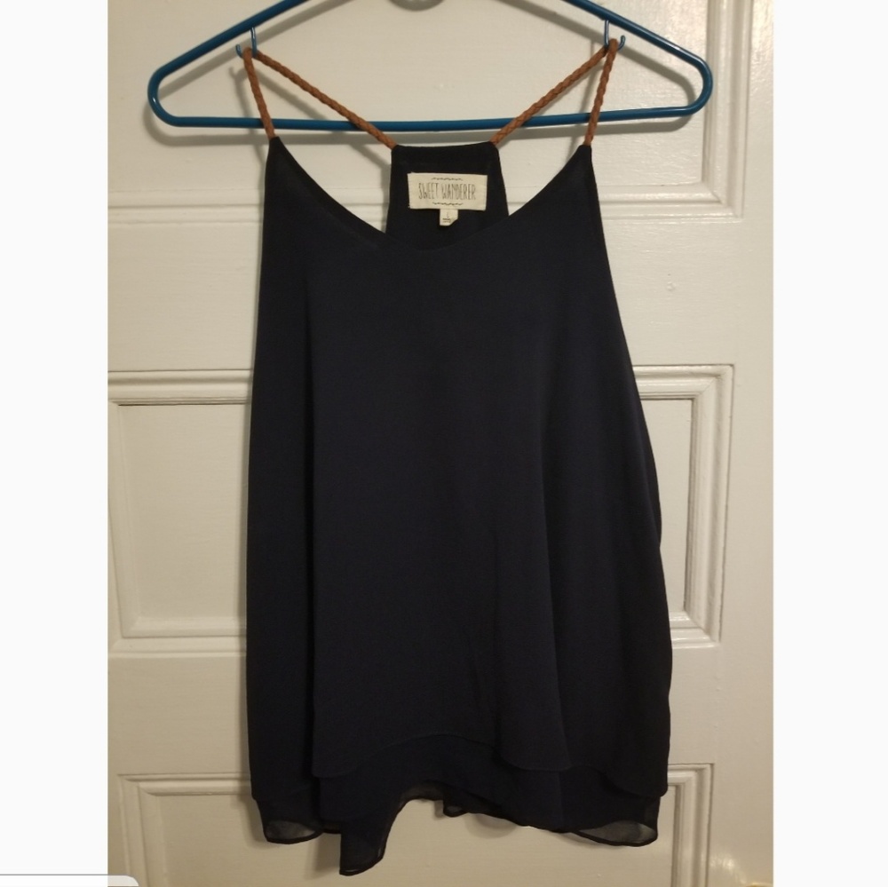 Blue Sheer Blouse